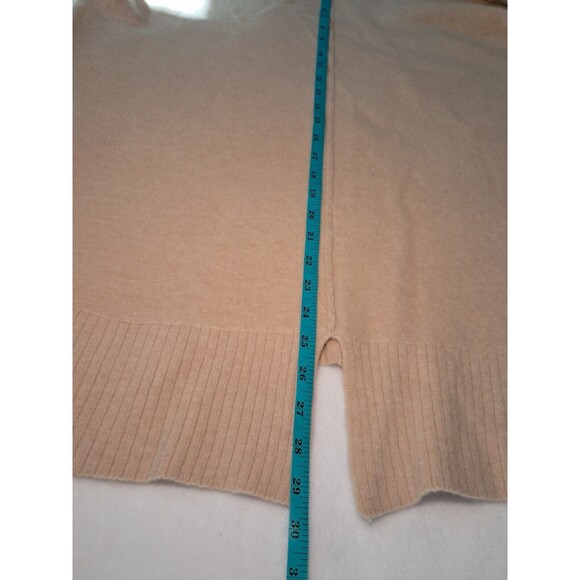 Brochu Walker Reverse Seam Long Sleeve Turtleneck Sweater Merino Angora Size L - Picture 10 of 12